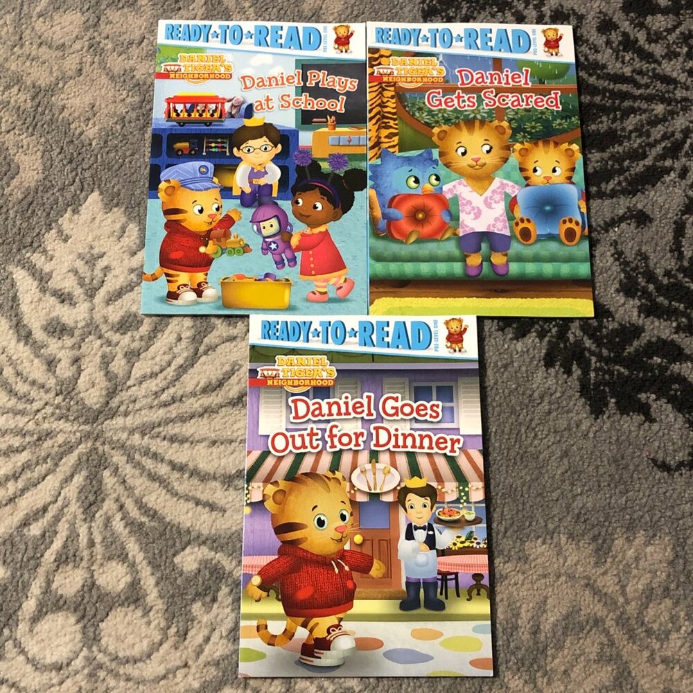 Daniel Tiger's Neighborhood Ready to Read Pre Level One Book Lot Of 3